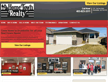 Tablet Screenshot of home-townrealty.com
